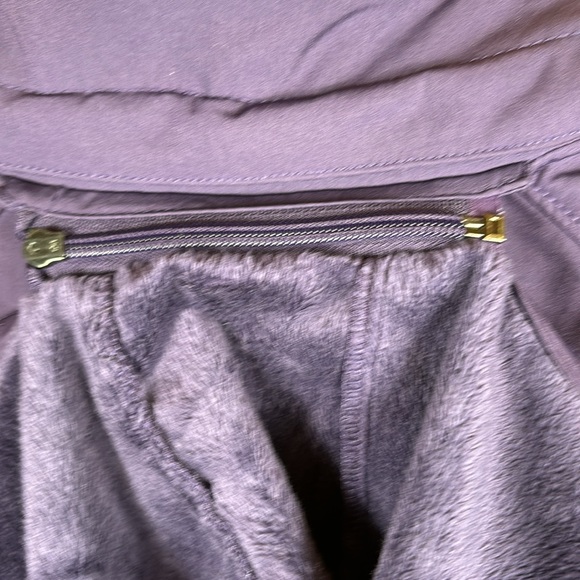 GERRY Jacket with Detachable Hood, Fuzzy Inside, Purple, Size Large - Picture 9 of 10